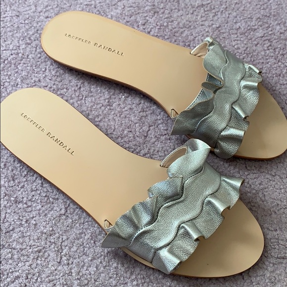 Loeffler Randall Shoes - Loeffler Randall Birdie Ruffle Slides